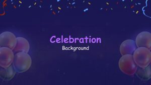 Celebration Background PowerPoint Slide