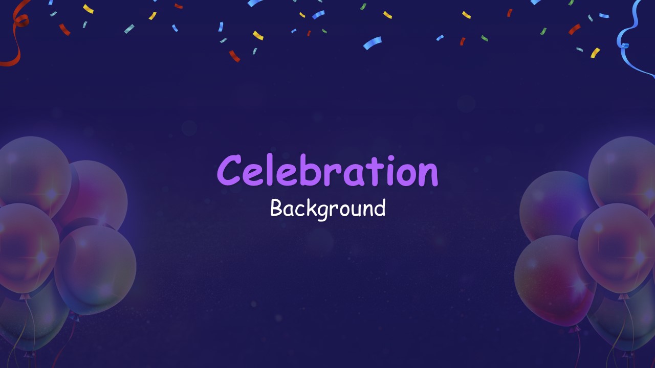 Celebration Background PowerPoint Slide