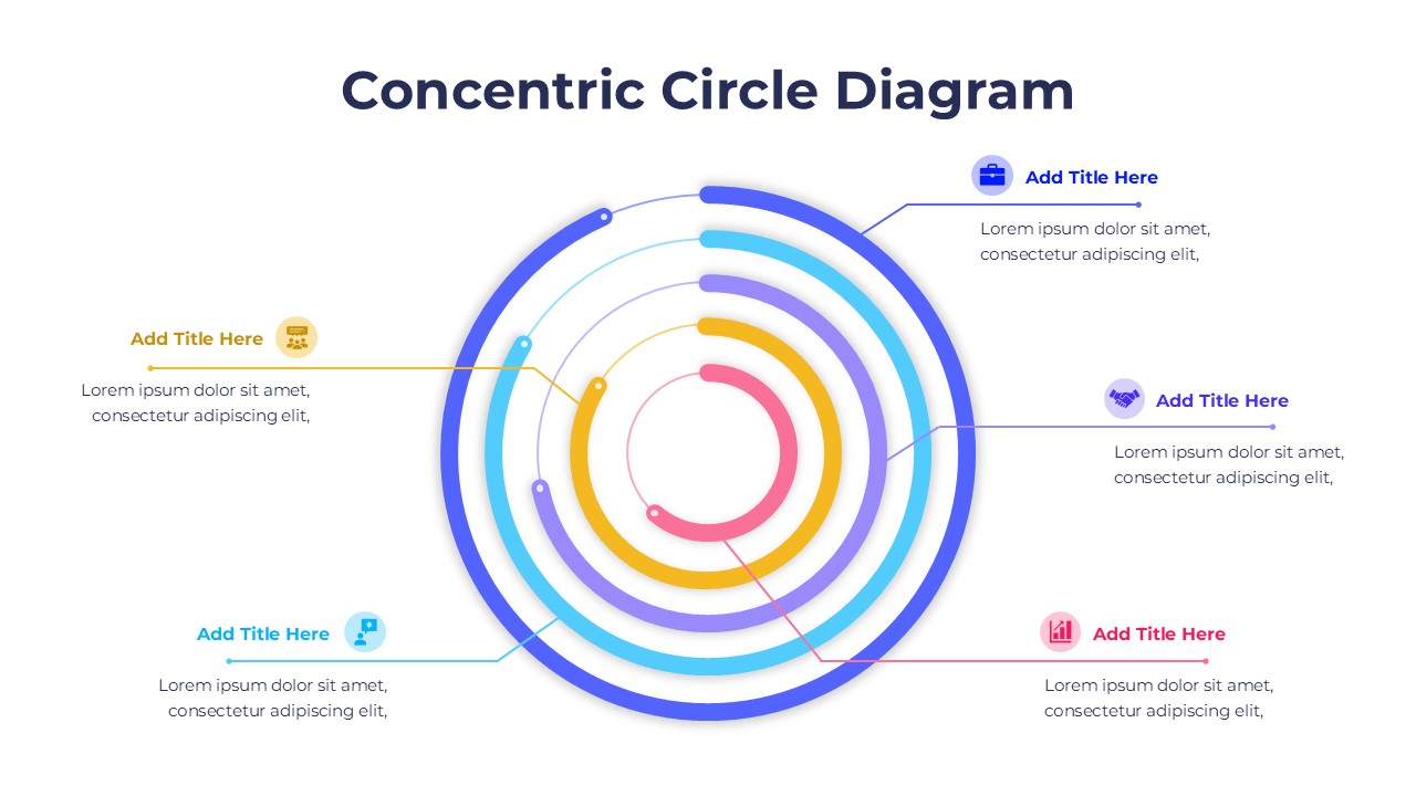 Concentric Circle Diagram Infographic