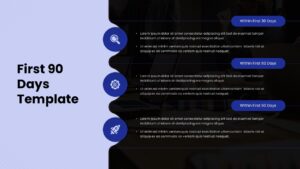 First 90 Days Planner Slide For Google Slides