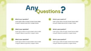 Any Questions Q&A Google Slide