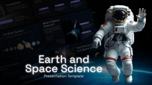 Earth and Space Science Presentation Deck Cover Image