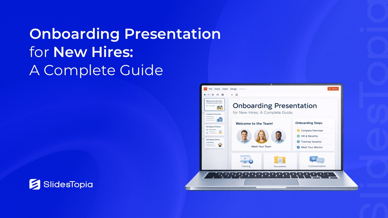 Cover image for an article on Onboarding presentations for new hires