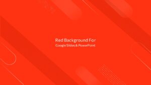 Contemporary red presentation backdrop featuring diagonal geometric accents, clean lines, and minimalist design elements for PowerPoint.