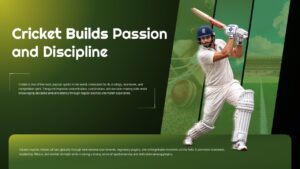 Athletic performance slide for Google Slides featuring agility drills, precision practice, and competitive sports visuals.