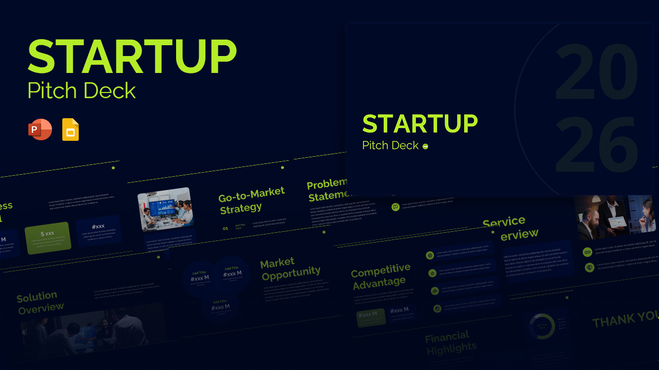 Startup Pitch Deck PowerPoint Template