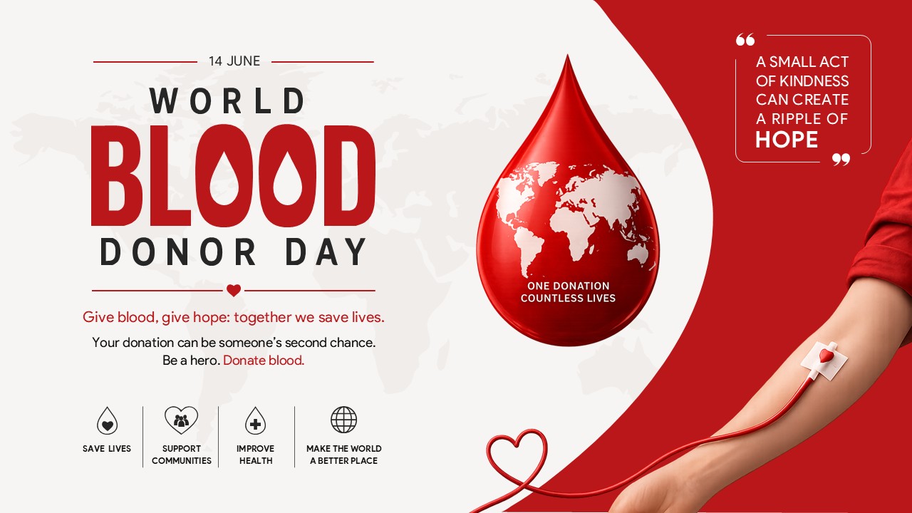 Blood Donor PPT google slides Template