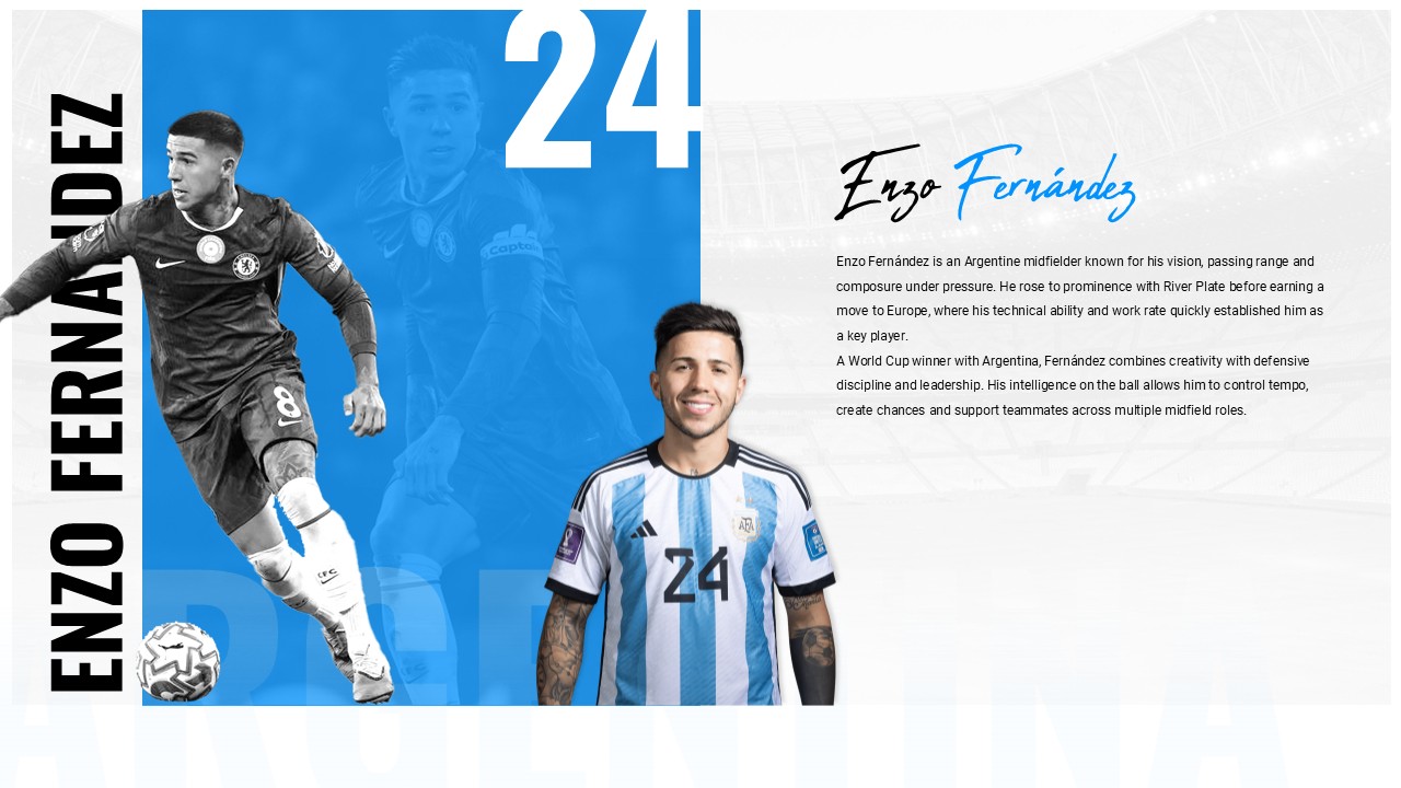 argentina fernandez bio slide template