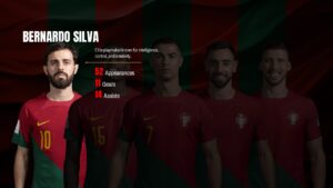 bernando silva portugal world cup presentation slide