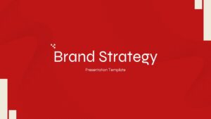 Business strategy presentation cover slide with modern corporate design for planning, consulting, and organizational strategy presentations.