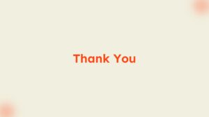 Clean Simple Thank You Slide