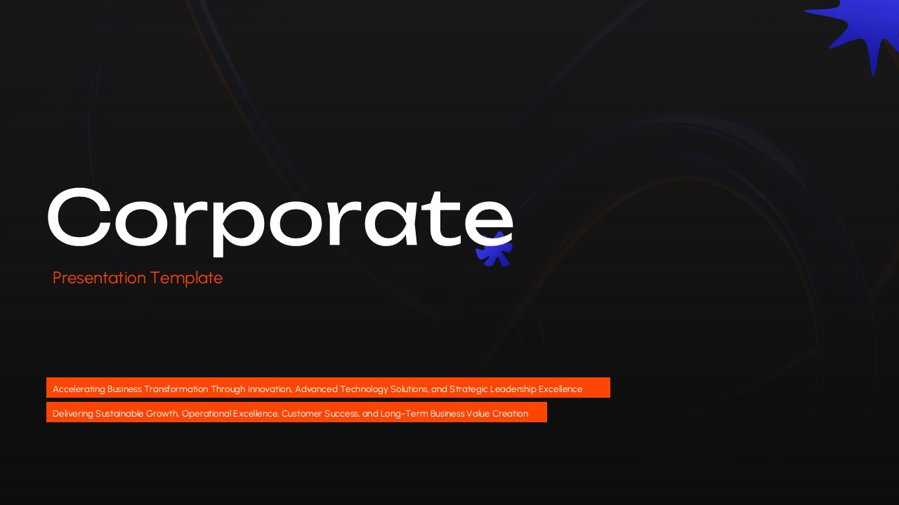 corporate powerpoint template