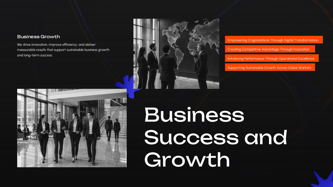 corporate ppt business growth template