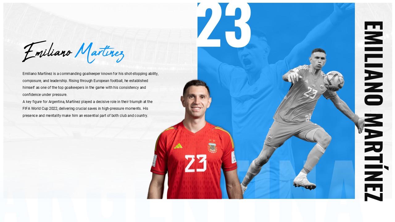 emiliano martinez argentina goalkeeper bio slide