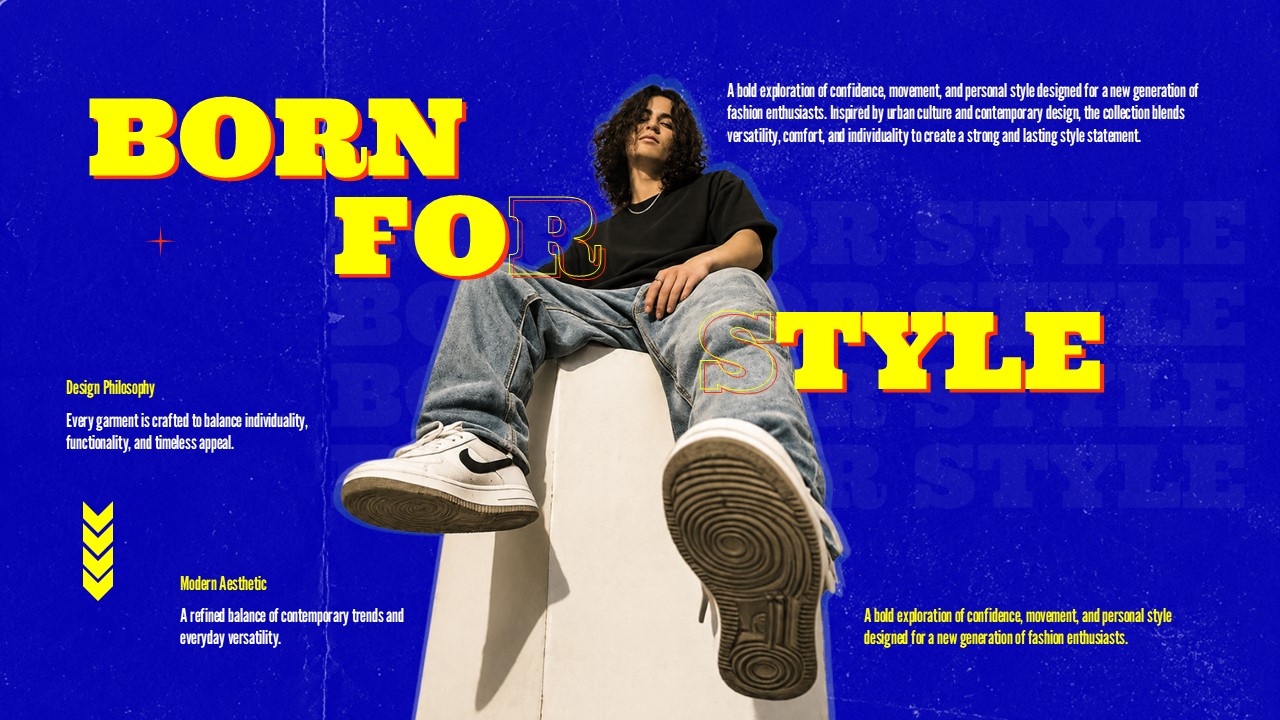 fashion magazine ppt template