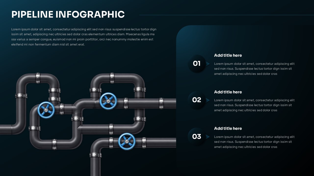 Pipeline Infographic Slide Template