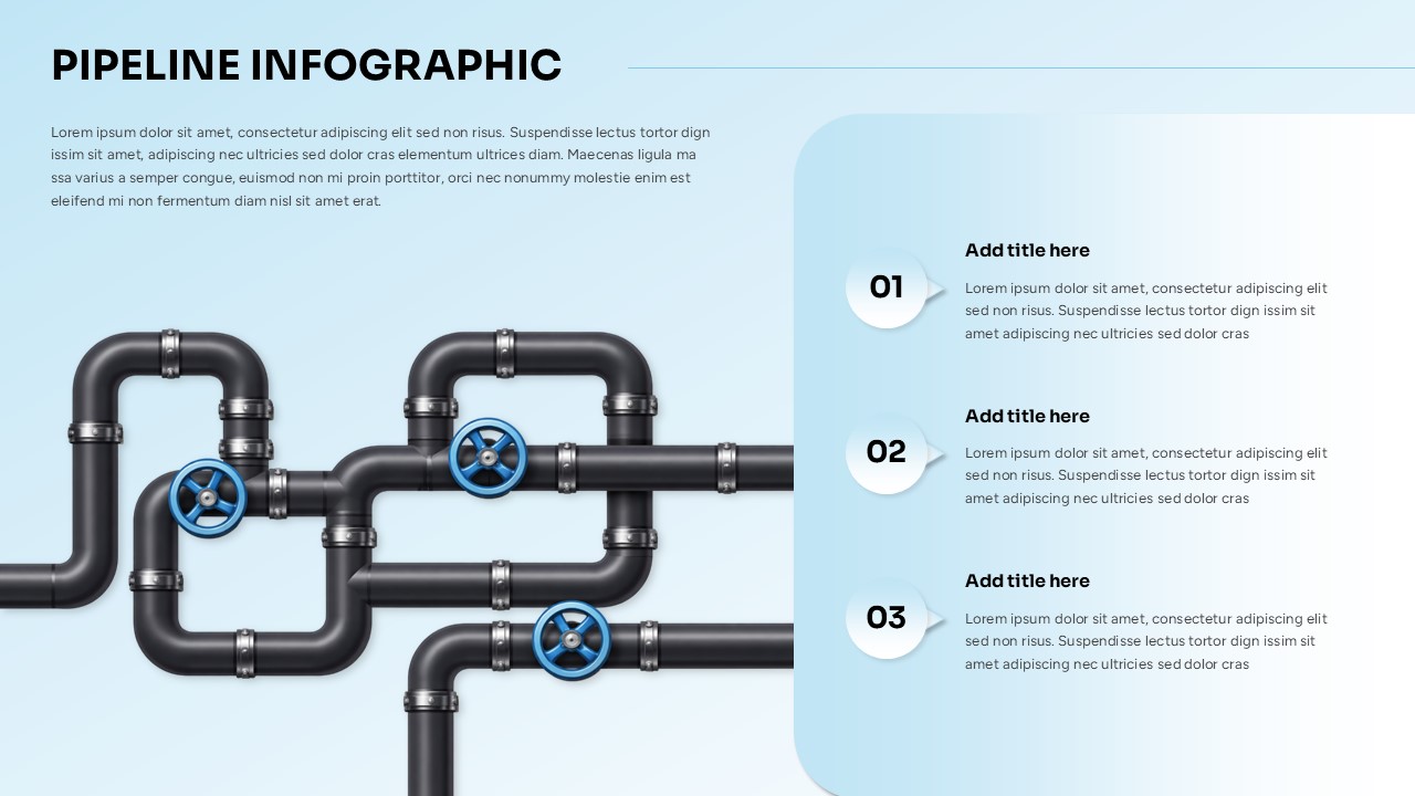 Pipeline PowerPoint Slide Template