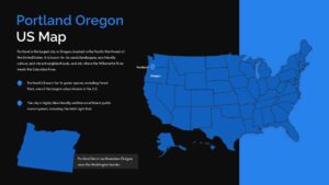 portland oregon us map google slide