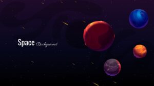 space background slideshow template