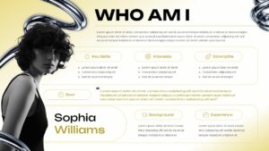 who am i slide powerpoint google slides template