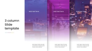 Three Column Slide Google Slides Template