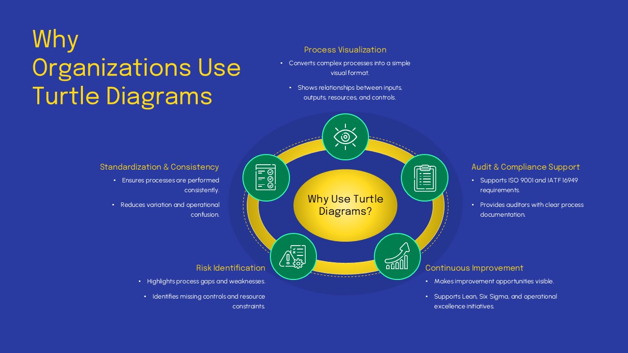 turtle life cycle diagram template for google slides