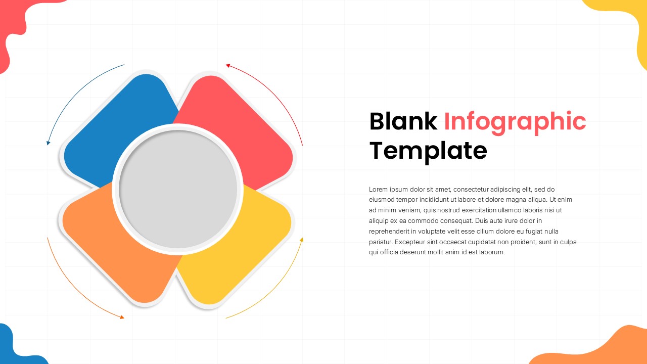 blank infographic template ppt