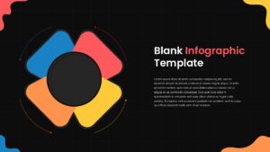 empty infographic presentation slide